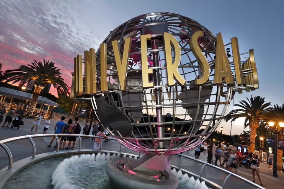 Universal Studios Hollywood globe