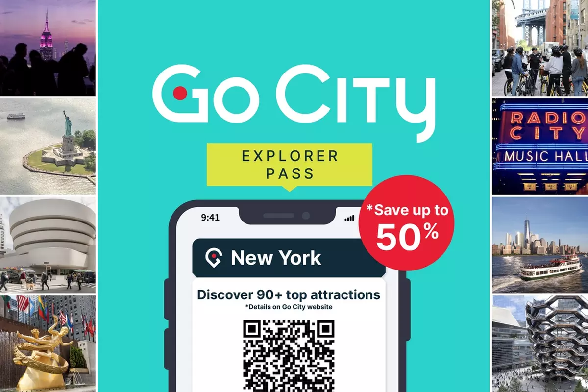 Go City New York explorer pass, save 50%